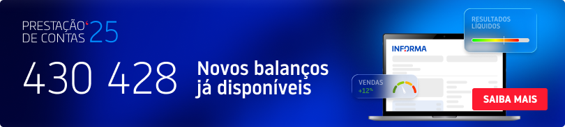 Prestação de Contas 2025 - Novos balanços já disponíveis